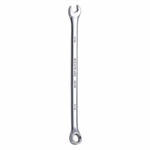 WESTWARD 53YV97 Combination Wrench, Alloy Steel, 1/4 Inch Head Size, 5 Inch Length, Offset, Rounded | CU9XGN