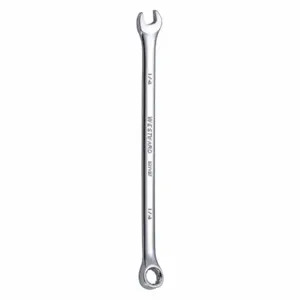 WESTWARD 53YV97 Combination Wrench, Alloy Steel, 1/4 Inch Head Size, 5 Inch Length, Offset, Rounded | CU9XGN