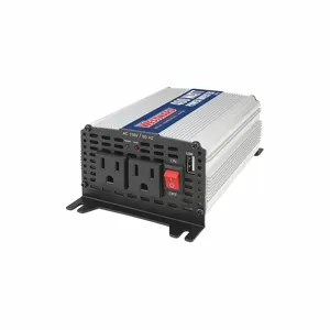 WESTWARD 54DC43 Inverter, 2 Outlets, 400W Nominal Output, 3 Prong Outlet Type | CH3PWJ 54DC43