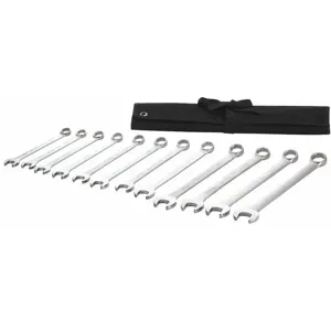 WESTWARD 54DG04 Combination Wrench Set, Metric, Number of Pieces 12, Number of Points 12 | CD3UDL