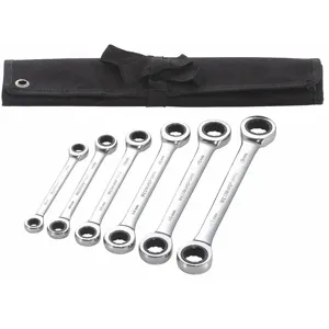 WESTWARD 54DG35 Wrench Set, Metric, Number of Pieces 6, Number of Points 12 | CD3YWK