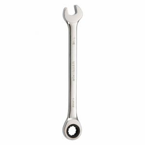 WESTWARD 54PN26 Ratcheting Combination Wrench, 12 Points, SAE, 7/16 Head Size | AX3MLE