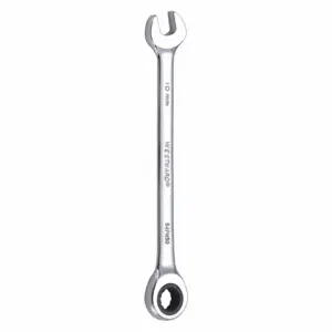 WESTWARD 54PN50 Ratcheting Combination Wrench, 12 Points, Metric, 10mm Head Size | AX3MNM