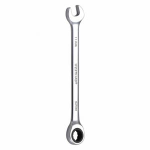 WESTWARD 54PN51 Ratcheting Combination Wrench, 12 Points, Metric, 11mm Head Size | AX3NGD