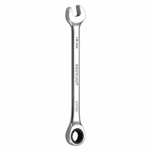 WESTWARD 54PN52 Ratcheting Combination Wrench, 12 mm Size, Metric, Number of Points 12 | CD3TCJ