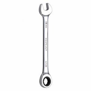 WESTWARD 54PN55 Ratcheting Combination Wrench, 12 Points, Metric, 15mm Head Size | AX3MLG