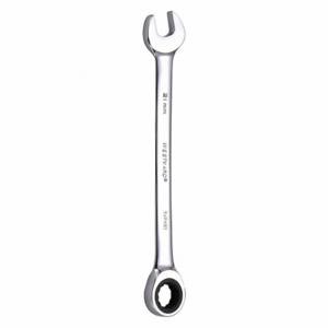 WESTWARD 54PN61 Ratcheting Combination Wrench, 12 Points, Metric, 21mm Head Size | AX3NGP