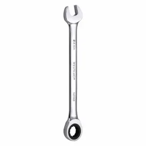 WESTWARD 54PN63 Ratcheting Combination Wrench, 12 Points, Metric, 24mm Head Size | AX3MLH