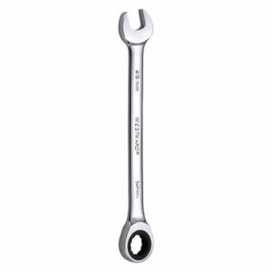 WESTWARD 54PN64 Combination Wrench, Alloy Steel, 25 mm Head Size, 13 Inch Overall Length, Rounded | CU9ZUD