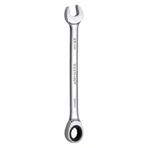 WESTWARD 54PN64 Combination Wrench, Alloy Steel, 25 mm Head Size, 13 Inch Overall Length, Rounded | CU9ZUD