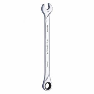 WESTWARD 54PP01 Ratcheting Combination Wrench, 12 Points, Metric, 19mm Head Size | AX3MYV