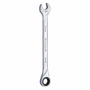 WESTWARD 54PP05 Combination Wrench, Alloy Steel, 24 mm Head Size, 14 Inch Overall Length, Rounded | CU9ZUB