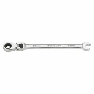 WESTWARD 54PP12 Combination Wrench, Alloy Steel, 20 mm Head Size, 11 Inch Overall Length, Flex | CU9ZTW