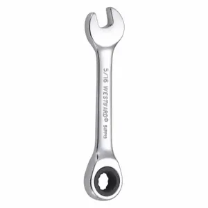 WESTWARD 54PP13 Combination Wrench, Alloy Steel, 5/16 Inch Head Size, 3 1/2 Inch Overall Length, Standard | CU9ZUP