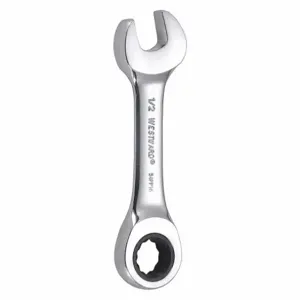 WESTWARD 54PP16 Ratcheting Combination Wrench, 12 Points, SAE, 1/2 Head Size | AX3MZN