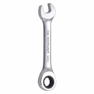 WESTWARD 54PP22 Combination Wrench, Alloy Steel, 9 mm Head Size, 3 1/2 Inch Overall Length, Standard | CU9ZVD