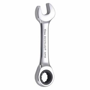 WESTWARD 54PP25 Combination Wrench, Alloy Steel, 12 mm Head Size, 4 Inch Overall Length, Standard | CU9ZRV