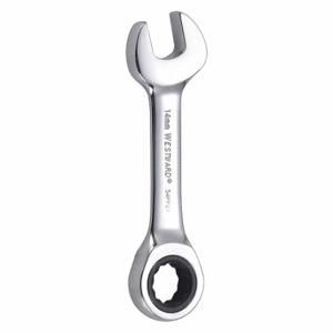 WESTWARD 54PP27 Combination Wrench, Alloy Steel, 14 mm Head Size, 4 3/8 Inch Overall Length, Standard | CU9ZTB