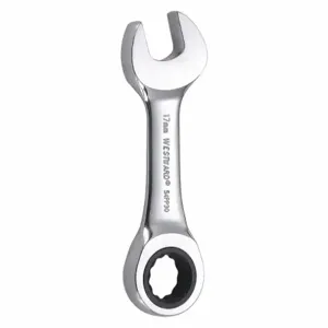 WESTWARD 54PP30 Combination Wrench, Alloy Steel, 17 mm Head Size, 4 7/8 Inch Overall Length, Standard | CU9ZTL