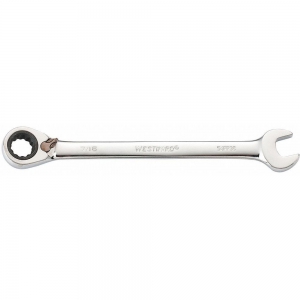 WESTWARD 54PP36 7/16 Inch, Ratcheting Combination Wrench, SAE, No. of Points 12 | CD2HVW