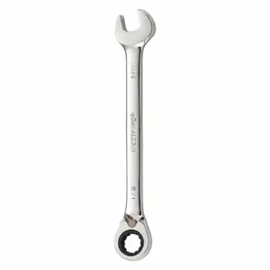 WESTWARD 54PP37 Ratcheting Combination Wrench, 12 Points, SAE, 1/2 Head Size | AX3MKD