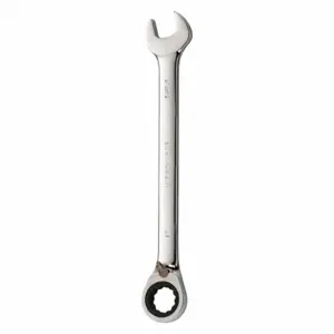 WESTWARD 54PP45 1 Inch, Ratcheting Combination Wrench, SAE, Full Polish Finish, No. of Points 12 | CD2MKQ