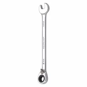 WESTWARD 54PP46 Ratcheting Combination Wrench, 12 Points, Metric, 8mm Head Size | AX3MNN