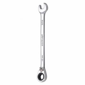 WESTWARD 54PP48 Ratcheting Combination Wrench, 12 Points, Metric, 10mm Head Size | AX3MNJ