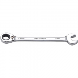 WESTWARD 54PP51 13 mm, Ratcheting Combination Wrench, Metric, No. of Points 12 | CD2HVX