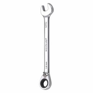 WESTWARD 54PP52 Combination Wrench, Alloy Steel, 14 mm Head Size, 7 1/2 Inch Overall Length, Offset | CU9ZTC