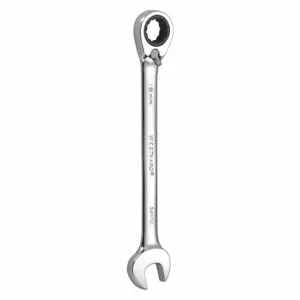 WESTWARD 54PP56 Combination Wrench, Alloy Steel, 18 mm Head Size, 9 1/4 Inch Overall Length, Offset | CU9ZTQ