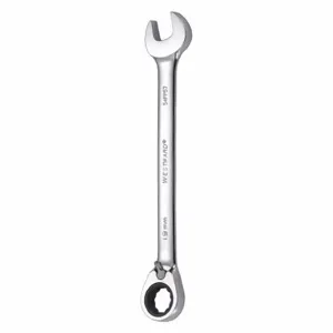 WESTWARD 54PP57 Ratcheting Combination Wrench, 12 Points, Metric, 19mm Head Size | AX3MMB