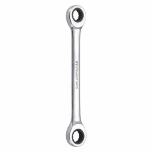 WESTWARD 54PP70 Ratcheting Box End Wrench, 12 Points, Metric, 14mm, 15mm Head Size | AX3NGJ