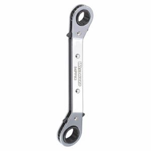 WESTWARD 54PP83 Box End Wrench, Alloy Steel, Chrome, 16 mm 18 mm Head Size, 7 3/4 Inch Overall Length | CU9ZPU