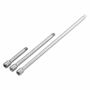 WESTWARD 54PP95 Socket Extension Set, 1/4 Inch Input Drive Size, 1/4 Inch Output Drive Size, Chrome | CV2AKK