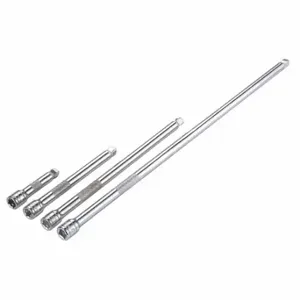 WESTWARD 54PR06 Socket Extension Set, 3/8 Inch Input Drive Size, 3/8 Inch Output Drive Size, Chrome | CV2ALD