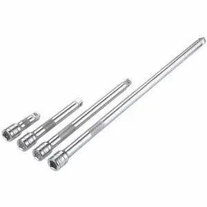 WESTWARD 54PR09 Socket Extension Set, 1/2 Inch Input Drive Size, 1/2 Inch Output Drive Size, Chrome | CV2AKJ