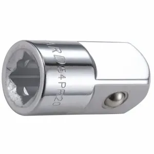 WESTWARD 54PR20 Socket Adapter, 3/4 Inch Output Drive Size, Square, 1 1/2 Inch Length, Chrome | CJ3LTE