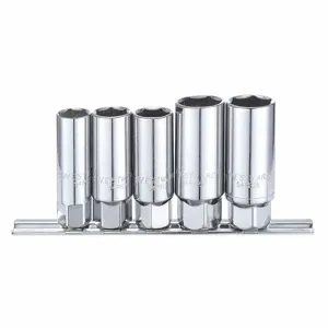 WESTWARD 54PR21 Spark Plug Socket Set, 3/8 Inch Drive Size, 5 Pieces, 6-Point | CJ3MDG