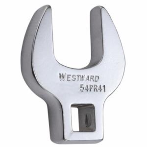 WESTWARD 54PR41 Crowfoot Socket Wrench, Alloy Steel, Chrome, 3/8 Inch Drive Size, 13/16 Inch Head Size | CU9XMC