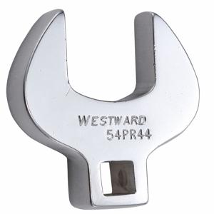 WESTWARD 54PR44 Crowfoot Socket Wrench, Alloy Steel, Chrome, 3/8 Inch Drive, 1 Inch Head | CH6KGD