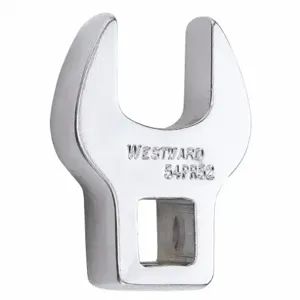 WESTWARD 54PR52 Crowfoot Socket Wrench, Alloy Steel, Chrome, 3/8 Inch Drive Size, 16 mm Head Size | CU9XMD