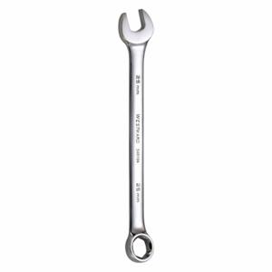 WESTWARD 54RY84 Combination Wrench, Alloy Steel, 25 mm Head Size, 14 Inch Overall Length, Offset | CU9XHH
