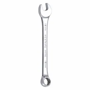 WESTWARD 54RY92 Combination Wrench, Alloy Steel, 18 mm Head Size, 9 1/4 Inch Overall Length, Offset | CU9XKP