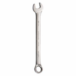 WESTWARD 54RZ15 Combination Wrench, Alloy Steel, Satin, 25 mm Head Size, 13 1/8 Inch Length, Offset | CU9XJU