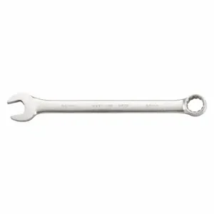 WESTWARD 54RZ27 Combination Wrench, Alloy Steel, Satin, 55 mm Head Size, 26 3/8 Inch Length, Offset | CU9XKD