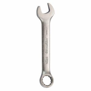 WESTWARD 54RZ31 Combination Wrench, Alloy Steel, Satin, 11 mm Head Size, 4 Inch Overall Length, Offset | CU9XJF