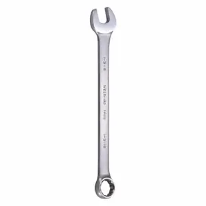 WESTWARD 54RZ52 Combination Wrench, Alloy Steel, Satin, 1 3/16 Inch Head Size, 16 1/4 Inch Length, Offset | CU9XJA