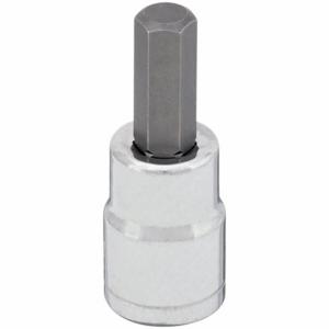 WESTWARD 54TL62 Socket Bit, 3/8 Inch Drive Size, Hex Tip, 8 mm Tip Size, 1 3/4 Inch Length, Metric | CV2AGZ