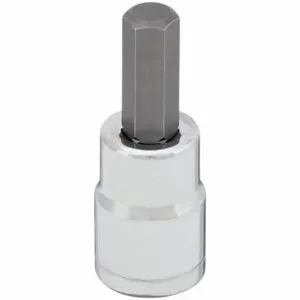 WESTWARD 54TL62 Socket Bit, 3/8 Inch Drive Size, Hex Tip, 8 mm Tip Size, 1 3/4 Inch Length, Metric | CV2AGZ